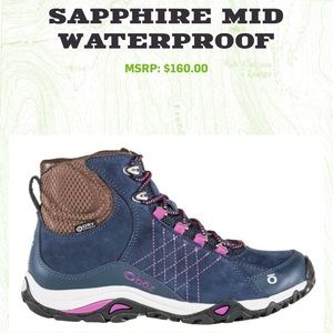 NIB Oboz Sapphire Mid waterproof boot